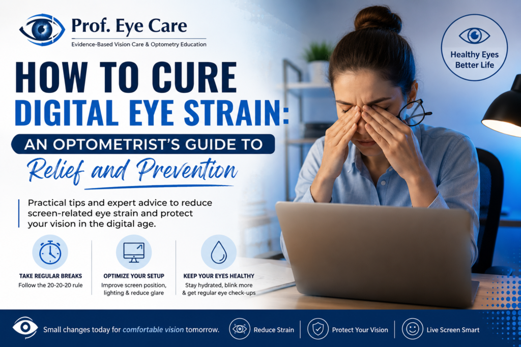 How to cure digital eye strain